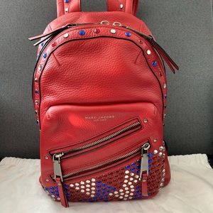 Marc Jacobs pyt backpack brilliant red